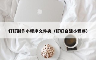 广水钉钉制作小程序文件夹（钉钉自建小程序）