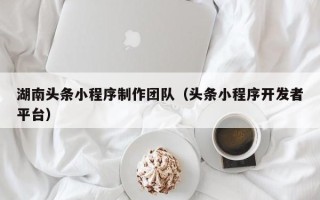 广水湖南头条小程序制作团队（头条小程序开发者平台）